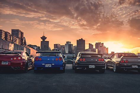 Nissan Skyline GT-R R34 Nissan GT-R R35 #720P #wallpaper #hdwallpaper #desktop Skyline Generations, Gtr Wallpaper, Skyline Gtr R35, Nissan Gtr Wallpapers, Nissan R34, Nissan Gtr R34, R34 Skyline, Skyline Gtr R34, Website Portfolio