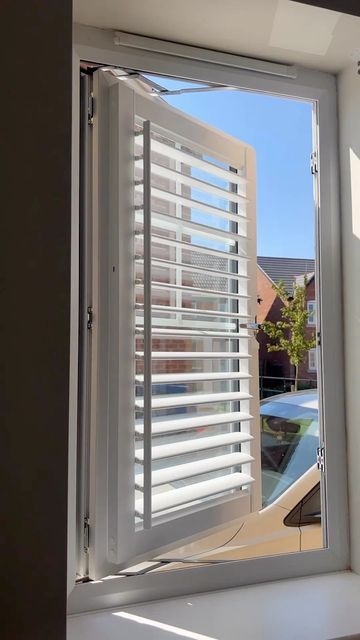 Upvc Windows And Doors, Hall Stairs, Modern Rustic Living Room, Easy Diy Hacks, Shutter Blinds, Blinds Design, Fitted Blinds, Made To Measure Blinds, Upvc Windows