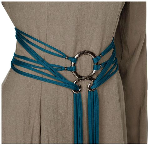 L'VOW Women Viking Long Rope Belt Norse Witch Waist Belt Troll Cross Body Belt Medieval Shaman Waist Belt LARP Pagan Accessory(Brown) at Amazon Women’s Clothing store Witch Belt, Norse Witch, Viking Belt, Punk Looks, Viking Women, Rope Ring, Long Rope, Rope Belt, Belt For Women