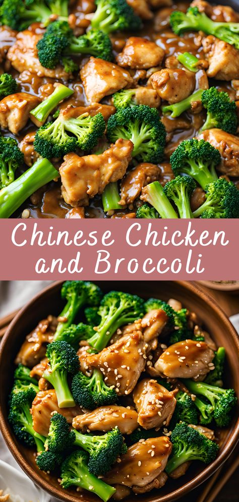 Chinese Chicken and Broccoli Recipe | Cheff Recipes Chicken And Broccoli In Garlic Sauce, Chicken And Broccoli Brown Sauce, Broccoli Chicken Recipes Healthy, Prep Meal Recipes, Chicken N Broccoli Stir Fry, Chicken Vegetable Meal Prep, Chicken And Broccoli Sauce Recipe, Chicken And Broccoli Chinese Recipe, Chinese Chicken Broccoli Recipes