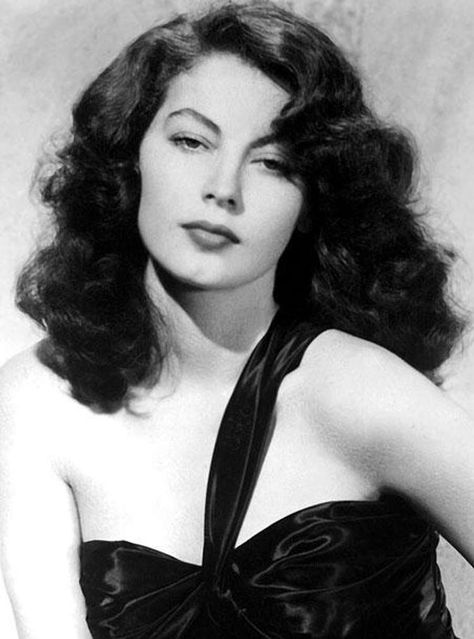 Ava Gardner, Black And White Photograph, White Photo, A Black, Long Hair, A Woman, Black And White, Hair, White