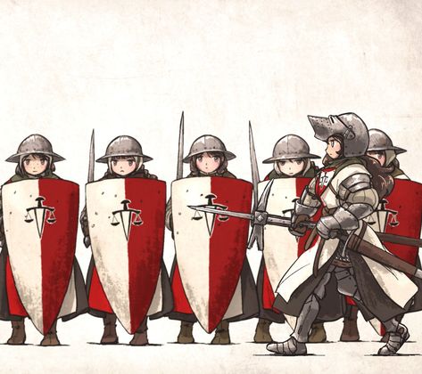 Ironlily Art, Bayeux Tapestry, Female Armor, Anime Military, Female Knight, Knight Art, Medieval Armor, Fantasy Armor, Fantasy Rpg