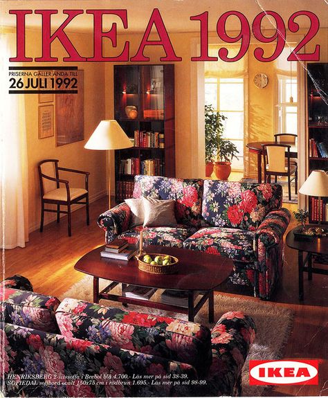 How The Perfect Home Looked From 1951 To 2000, According To Vintage IKEA Catalogs Vintage Ikea Catalogue, 90s Home Aesthetic, 80s Home Aesthetic, 90s Furniture, 90s Living Room, 90s Interior Design, 80s Bedroom Aesthetic Grunge, 80s Bedroom Ideas, Ikea Garden Furniture