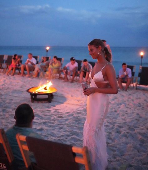 Rachel Autenrieth (@rachautenrieth) • Instagram photos and videos Beach Bonfire Wedding, Rachel Autenrieth, Beach Bonfire Parties, Cape Cod Beach Wedding, Bonfire Wedding, Bonfire Party, Dream Wedding Cake, Welcome Party, Beach Bonfire