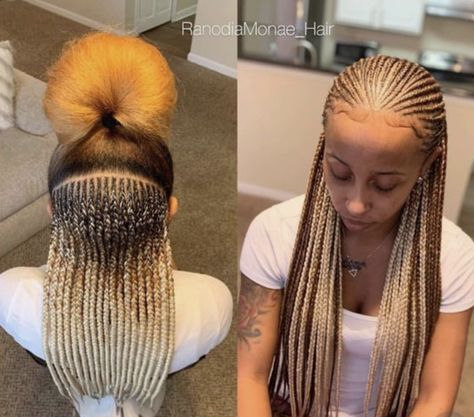 Cornrows And Braids, Ghana Braids Hairstyles, Ombre Braid, Feed In Braids Hairstyles, Braids Styles, African Hair Braiding Styles, Blonde Braids, Afrikaanse Mode, Types Of Braids