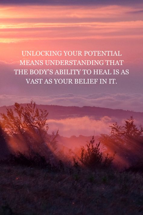 Unlocking Your Potential Means Understanding That The Body’s Ability To Heal Is As Vast As Your Belief In It Self Mastery, Emotional Recovery, Body Connection, Transcendental Meditation, Embrace The Journey, Mind Body Connection, Healing Modalities, Women Leaders, Meditation Practices