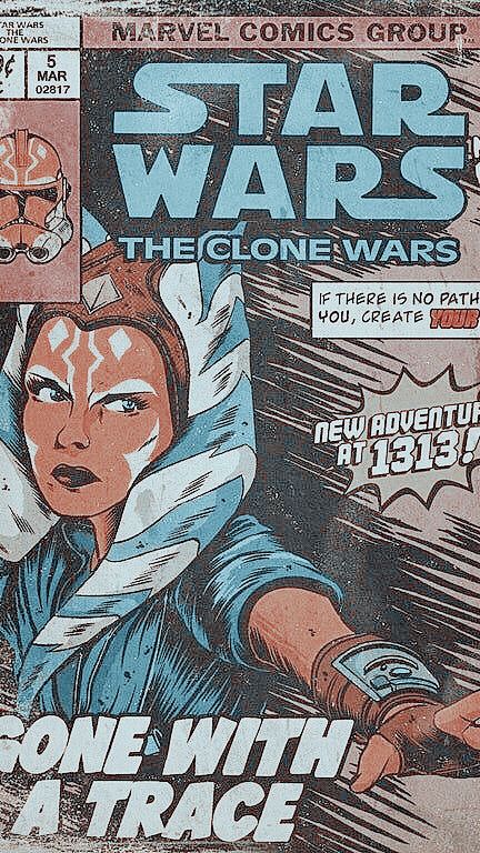 Star Wars Poster Aesthetic, Star Wars Collage, Boring Conversation, Ashoka Tano, Star Wars The Clone Wars, Star Wars Ahsoka, Vintage Poster Design, Star Wars Outfits, The Clone Wars