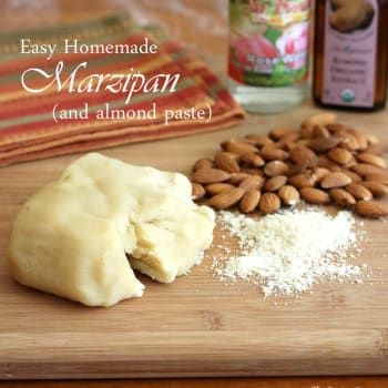 BEST Marzipan and Almond Paste Recipe Diy Marzipan, German Marzipan, Homemade Marzipan Recipe, Homemade Marzipan, Christmas Stollen Recipe, How To Make Marzipan, Daring Gourmet, Almond Paste Recipes, Marzipan Recipe