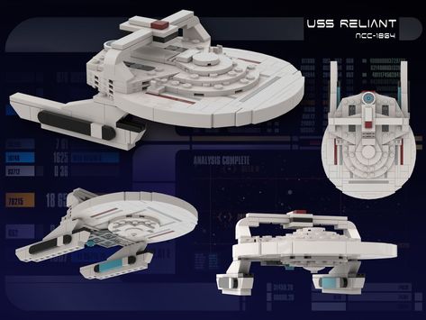 Uss Reliant, Lego Star Trek, Star Trek Tattoo, Space Lego, Trek Ideas, Star Trek Toys, Wrath Of Khan, Lego Masters, Lego Tv