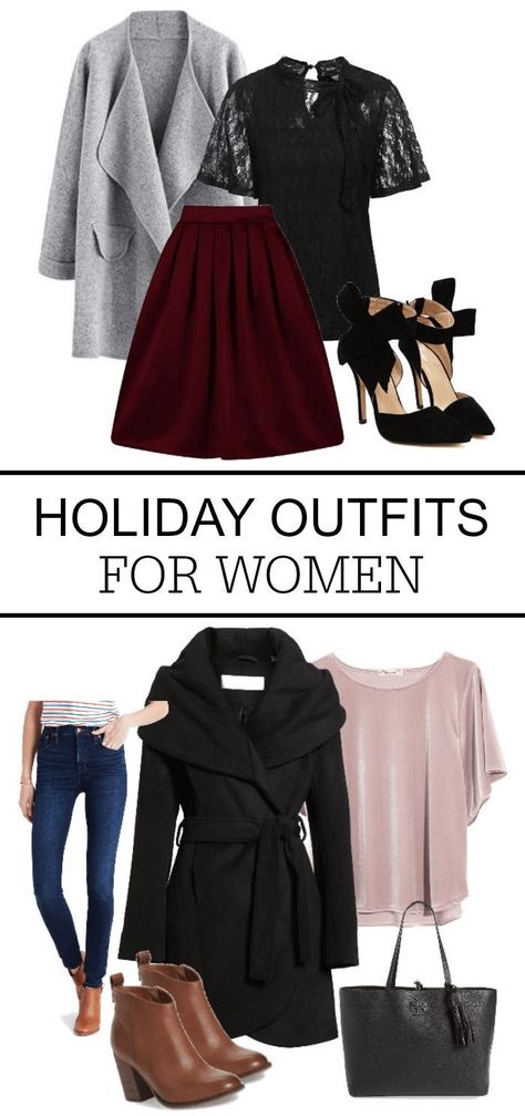 Christmas Outfit Women Holiday, Holiday Outfits For Women, Eve Fashion, Christmas Outfit Casual, Cocktail Party Outfit, Interview Outfits, Holiday Outfits Women, Cute Christmas Outfits, Trendy Christmas Outfits