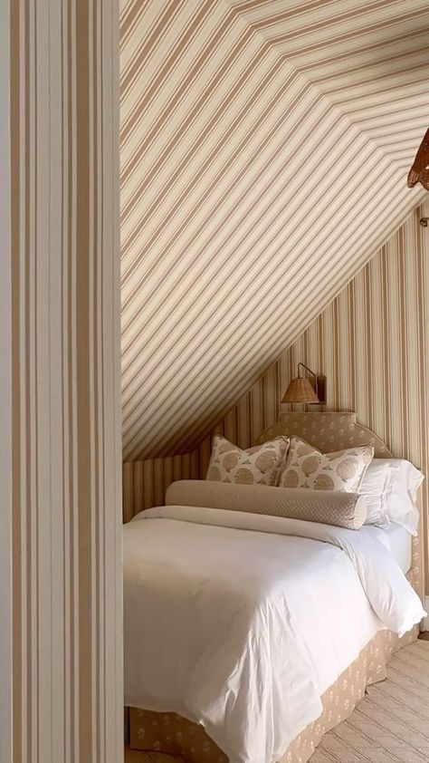 Attic Room Nursery Sloped Ceiling, Bungalow Upstairs Bedroom Sloped Ceiling, Cottage Bedroom Sloped Ceiling, Megan Stokes Home, Attic Kids Room Sloped Ceiling Beds, Bedroom Eaves, Children’s Bedroom, Wood Panel Attic Bedroom, House Rendering