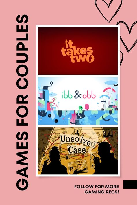 It Takes Two, Ibb & Obb, Unsolved Case Switch Games For Women, Video Games For Couples, Free Cozy Switch Games, Nintendo Switch Games For Adults, Apps For Couples, Aesthetic Apps Games, Nintendo Switch Puzzle Games, Nintendo Switch Adventure Games, Animals Crossing