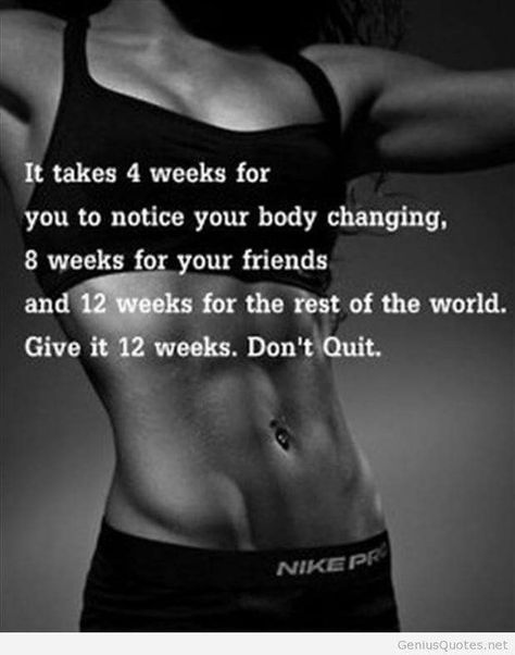 True...I think a lot of people's probs is that they like quit after like two or 3 weeks because they don't rly see any change but u have to give it a few weeks for u to actually see a difference...and also I think most people just think u have to run a mile a day of workout for 10 mins and don't change their diet and don't rly push if and then get discouraged because they don't c results... Long story short don't give up! Transformation Du Corps, Motivasi Diet, Motivation Pictures, Don't Quit, Fitness Motivation Pictures, Motivational Pictures, Diet Motivation, Body Motivation, Yoga Routine