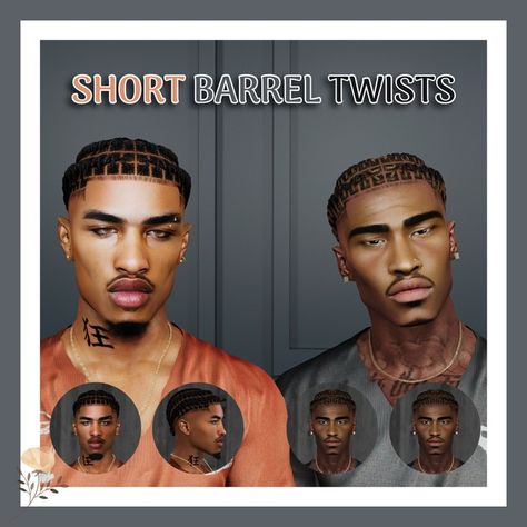 Sims Black Cc, Sims 4 Black Sims, Cc Eyes, Barrel Twist, Male Sims, Sims 4 Men Clothing, Sims 4 Hair Male, Cc Packs, Sims 4 Male Clothes