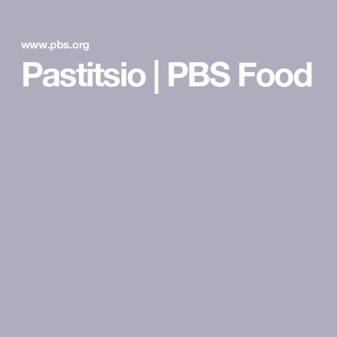 Pastitsio | PBS Food Mizithra Cheese, Pbs Food, Cream Of Wheat, Dry Red Wine, Bechamel Sauce, Ground Nutmeg, Food Shows, Crushed Tomatoes, How To Can Tomatoes