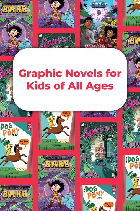 Inviting and exciting content makes graphic novels great for all readers, regardless of reading level. Check out our roundup of Graphic Novels for Kids of all Ages here: https://bit.ly/3TdKdz7 Graphic Novels For Adults, Novels For Teenage Girls Must Read, Graphic Novels For Teens, Graphic Novel For Adults, Graphic Novels For Middle School, Memoir Books, Middle School Books, Mystery Detectives, Mystery Of History