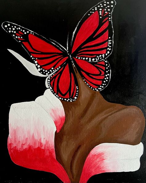 Nightclub Aesthetic, Art Inspiration Painting, Black Women Art, Butterfly Art, African Women, Black Art, Drawing Sketches, Art Girl, Female Art