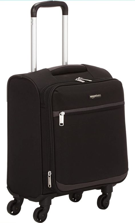 Contain affiliate link Black Suitcase, Best Travel Luggage, Cabin Suitcase, Checked Luggage, Spinner Suitcase, Spinner Luggage, Small Case, Amazon Basics, Black Travel