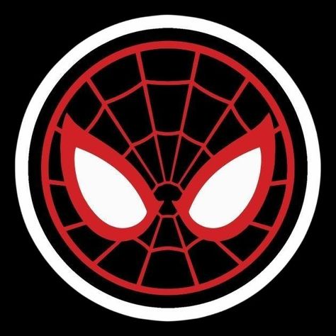 Marvel Png Aesthetic, Spiderman Circle Logo, Spiderman Emoji, Spider Avatar, Pfp Spiderman, Pfp Circle, Spiderman Png, Spiderman Mask, Y2k Stickers