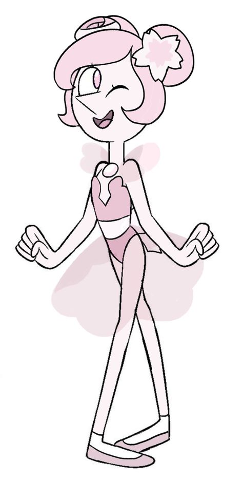 Steven Universe Pearl Oc, Sakura Diamond, Pearl Oc, Animation Character Concept, Steven Universe Pearl, Steven Universe Fan Fusions, Perla Steven Universe, Steven Universe Diamond, Steven Universe Oc