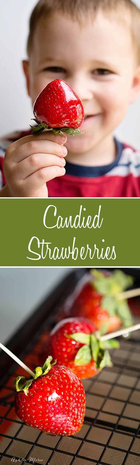 These candied strawberries are a yummy treat! They are an easy to make recipe and super sugary! #CandiedStrawberries #StrawberryTreats #CandiedStrawberryRecipe Candied Strawberries, Pizza Cookies, Candied Apples, Nutella Fudge, Nutella Brownies, Keto Brownies, Candied Fruit, Fruit Pizza, Apple A