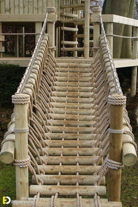 What Are The Advantages And Disadvantages Of Bamboo In Construction | Engineering Discoveries Dekorasi Maroko, Steel Reinforcement, Bamboo Diy, Bamboo Building, Types Of Timber, Rope Bridge, Bamboo House Design, Tree House Diy, Bamboo Structure