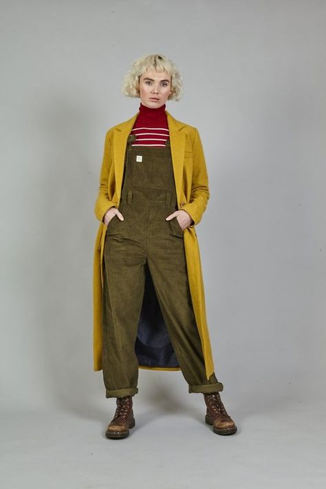 Outfits Modernos, Corduroy Dungarees, Lucy And Yak, Comfy Clothing, Non Binary, Autumn Outfits, Character Outfits, Dungarees, Hippie Style