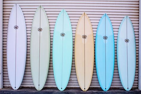 Surfboard Funboard, Blue Surfboard, Yellow Surfboard, Lost Surfboards, Teal Surfboard, Surfboard Fins, Surf Decor, Surfboard Design, Smooth Operator