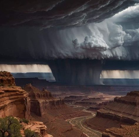 Desert Ruins, Unusual Nature, Dreamy Clouds, Art Clouds, Cloud Formations, Amazing Scenery, Storm Photography, Wild Weather, Western Landscape