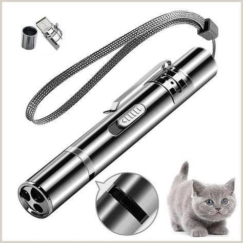 Cat Laser Toy, Red Dot LED Light Pointer Interactive Toys for Indoor Cats Dogs, Long Range 3 Modes Lazer Projection Playpen f Cat Laser Toy, Puppy Funny, Cat Pen, Cat Laser, Kitten Toys, Indoor Cats, Laser Pointer, Interactive Cat Toys, Pet Kitten