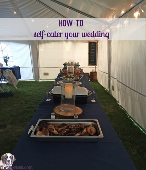 how to self-cater your wedding. catering timeline and quantities for 225 guests. self-catered saves money. | bexbernard.com Backyard Wedding Food, Makeup Decoration, Wedding Food Catering, Diy Wedding Food, Menu Sans Gluten, Wedding Food Menu, Timeline Wedding, Boda Diy, Reception Food