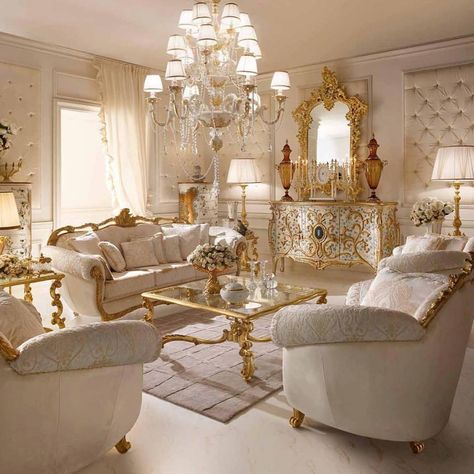 Italian Furniture Living Room, Italian Living Room, Design Ložnic, Luxury Furniture Design, Set Sofa, Dekorasi Kamar Tidur, Elegant Living Room, Elegant Living, Italian Furniture