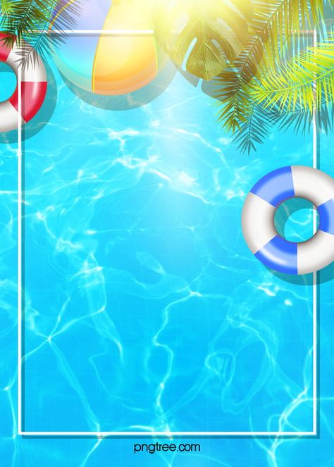 Color Creative Texture Hand Painted Swimming Pool Background Pool Party Background, Ppt Wallpaper, Pool Background, Pool Parties Flyer, Creative Texture, Rectangular Swimming Pools, Swimming Safety, Swimming Pictures, Summer Swimming Pool