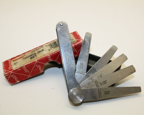 #Starrett Vintage Starret Machinist Hand Tools. Athol, MASS. U.S.A Thickness No. gage 66 T /$29.99 Rockhound Tools, Starrett Tools, Pack Rat Tool Boxes, Tool And Die Maker, Identifying Antique Hand Tools, Vintage Surgical Tools, Machinist Tools, Vintage Axes Tools, Antique Tools