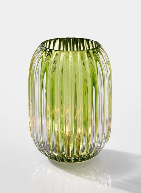 Amazon.com: Serene Spaces Living Clear Optical Glass Votive Holder, Perfect for Weddings and Home Décor, Measures 5" Tall and 3.5" Diameter : Home & Kitchen Green Candle Holders, Bulk Candles, Wholesale Candles, Glass Votive Holders, Tea Light Holders, Unique Vases, Votive Holder, Glass Votive, Vintage Candle Holders