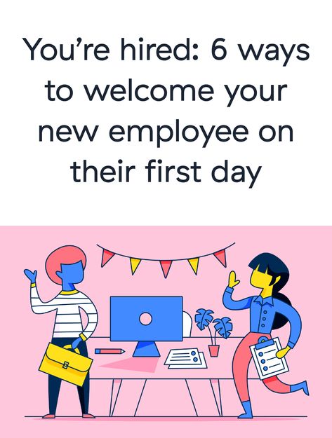 6 ways to welcome your new employee on their first day New Hire Announcement, Welcoming New Employees To Work, Welcome Employee Ideas First Day, Welcome Gift For New Employees, New Team Member Welcome Gifts, New Employee Welcome Ideas First Day, Welcome New Employee First Day, On Boarding New Employees, Welcome Aboard New Employee