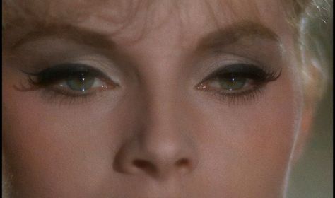 60's Makeup, 60’s Makeup, 1950s Makeup, Film Makeup, Virna Lisi, Old School Aesthetic, 60s Makeup, Jack Lemmon, Retro Makeup