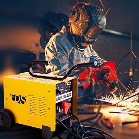 Goplus 250 AMP MMA Welder ARC Welding Machine Shielded Metal Arc Welding, Arc Welding Machine, Alternating Current, Machining Metal, Arc Welding, Welding Machine, Face Shield, Soldering, Carbon Steel