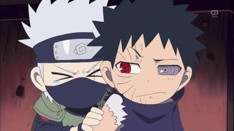 Obito And Kakashi, Naruto, Hair, Anime, Black