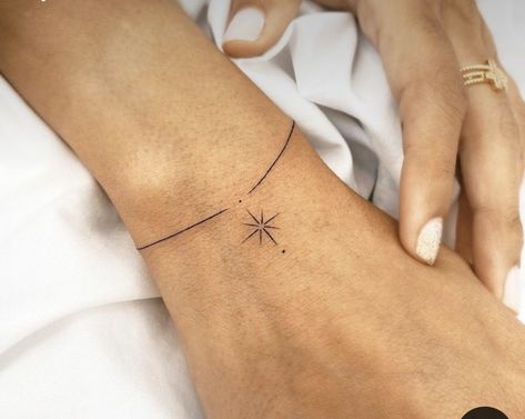 Stars Tattoo On Hand, Wrist Tattoo Ideas For Men, Tattoos Pulseras, Wrist Bracelet Tattoo, Wrist Tattoo Ideas, Wrist Tattoo Designs, Stars Tattoo, Hand And Finger Tattoos, Anklet Tattoos