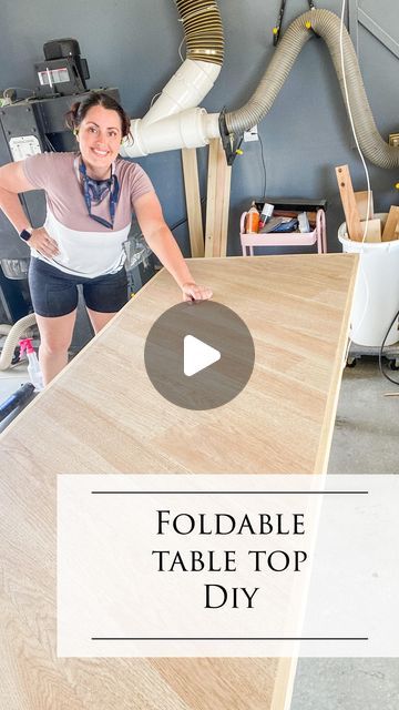 Spruce Up Folding Table, Folding Craft Table Space Saving, Fold Out Bar Table, Craft Table Foldable, Table That Folds Up To Wall, Diy Folding Wall Table, Folding Down Table, Laundry Room Table Folding, Folding Furniture Table