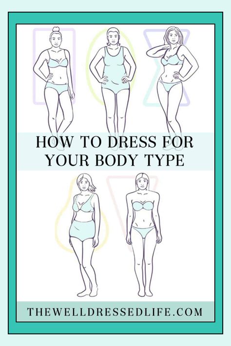 Knowing how to dress your body type is a game-changing skill when it comes to building a wardrobe you love. Understanding it not only makes getting dressed fun and easy but it will save you time, money and sanity. We created this comprehensive guide with tips and strategies for the five primary body types. Discover HOW to figure out your body type and our best tips to dress it so you feel confident and happy in your clothes. Dress Your Body Type, Body Shapes Women, Dressing For Your Body Type, Body Type Style, The Well Dressed Life, Apple Body Type, Types Of Body Shapes, Dress Body Type, Curvy Body Types