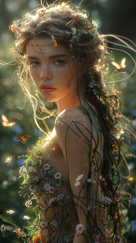 Dreamy Fantasy Aesthetic, Forest Fairy Aesthetic, Starfall Ball, Dragon Witch, Peaceful Pictures, Car Organization Hacks, Dreamy Pictures, Body Illustration, Art Peaceful