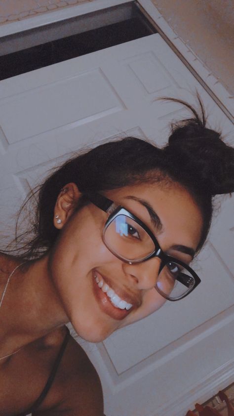 #glasses #messybun High Bun Messy, Messy Bun And Glasses, Messy Curly Bun, Bun Messy, High Bun, Photoshoot Themes, Designer Glasses, Messy Bun, Natural Hair