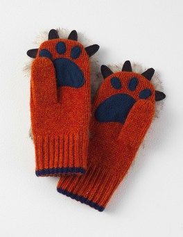 Foxy Orange Mr Fox Gloves Boden Fox Gloves, Baby Barn, Childrens Bedroom Decor, Recycled Sweaters, Vintage Room Decor, Mr Fox, Cool Gifts For Kids, Dress Appropriately, Winter Gloves