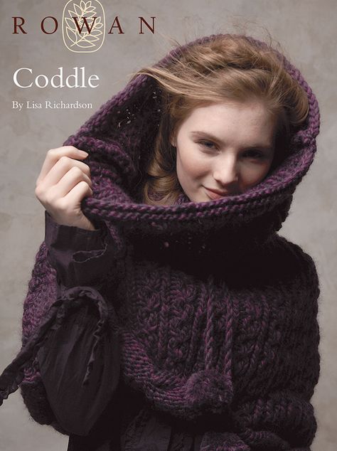 FREE Rowan pattern: Coddle by Lisa Richardson, in Rowan Big Wool or Big Wool Colour Snood Pattern, Lisa Richardson, Big Wool, Rowan Yarn, Knitted Wit, Knitting Wool, Knit Cowl, Knitted Shawls, Knit Or Crochet