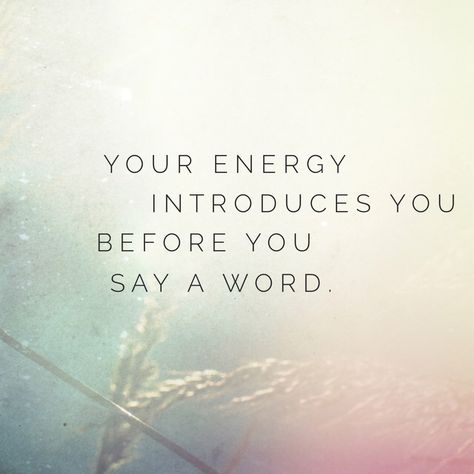 Your energy introduces you before you say a word. Best quote. Energy Quotes, A Course In Miracles, Entrepreneur Motivation, Morning Motivation, New Energy, Instagram Foto, Spiritual Quotes, Positive Affirmations, Mantra