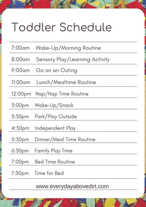 A Toddler Schedule is a great way to make your day go more smoothly. Add in daily routines that will be the pillars of the schedule even on days that don't go as planned. Then you have a structure in place that will make your toddler feel secure and at ease. Child Discipline Chart, Toddler Routine, Toddler Schedule, Mom Schedule, Baby Schedule, Schedule Printable, Kids Schedule, Baby Sleep Problems, Diy Toddler