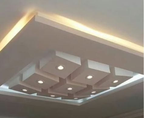 21 POP Ceiling Designs For Hall 11 21 POP Ceiling Designs For Hall Bedroom False Ceiling, Latest False Ceiling Designs, Coffered Ceiling Design, Living Room Lighting Design, Simple Ceiling Design, Cornice Design, Pop Ceiling, Steel Door Design, Interior Ceiling Design