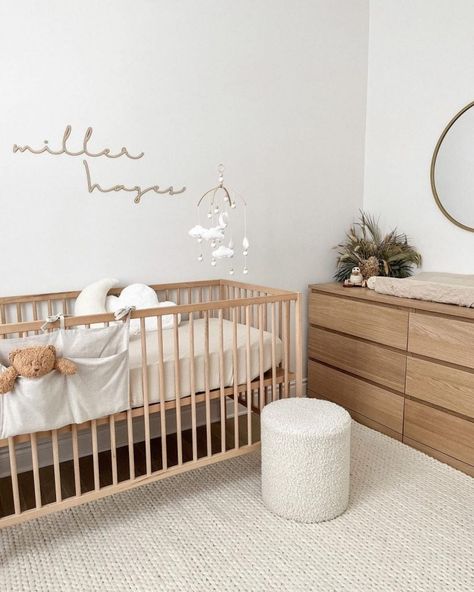 17+ Totally Gorgeous Ikea Nursery Ideas That You Need To Copy Ikea Baby, Cozy Baby Room, Ikea Nursery, Natural Nursery, Baby Room Neutral, Nursery Room Design, Baby Room Inspiration, Organization Products, Nursery Room Inspiration